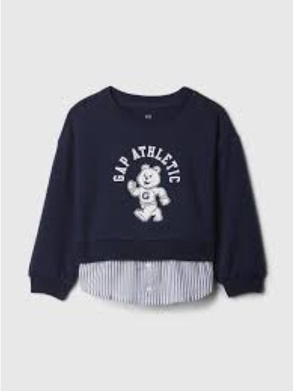GAP Toddler Vintage Soft Layered Logo Sweatshirt